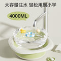 Baby wash basin - collapsible, hangable, portable - newborn & infant foot bath - kid's bottom wash basin for home use