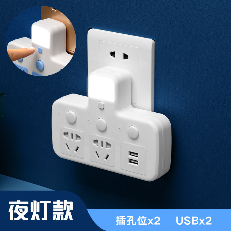 Multi-function usb converter socket panel multi-outlet power strip extension cord dormitory student power strip home use