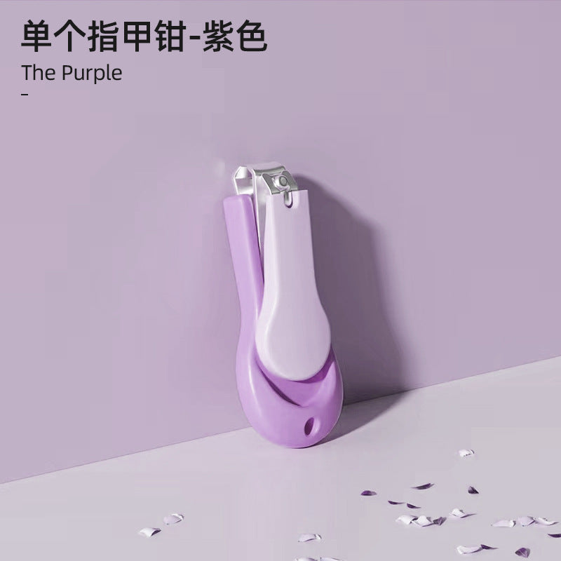 Baby nail clipper set - newborn & infant nail clippers with nail file - anti-pinching safety design