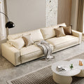 Foshan furniture factory: custom baxter budapest sectional sofa - italian-inspired light luxury living room set for small spaces