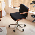 Custom retro armrest swivel chair - adjustable height, comfortable for home, office, dorm, and extended sitting - perfect for desk work and studying