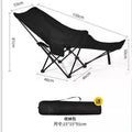 [multi-level adjustment/double-layer oxford cloth] black + adjustable leg rest