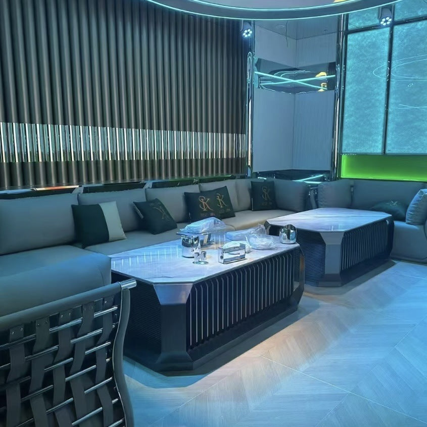 Customized bar ktv special luminous coffee table light luxury night club box party room booth ktv coffee table customization