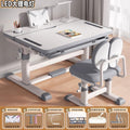 Adjustable height desk and chair set for kids - perfect for elementary school students, home study, and writing