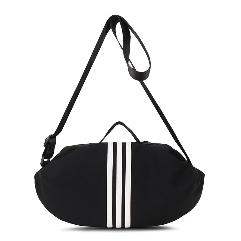 New large-capacity dumpling bag, sports style girl fashion leisure bag, shopping travel bag, portable shoulder messenger bag