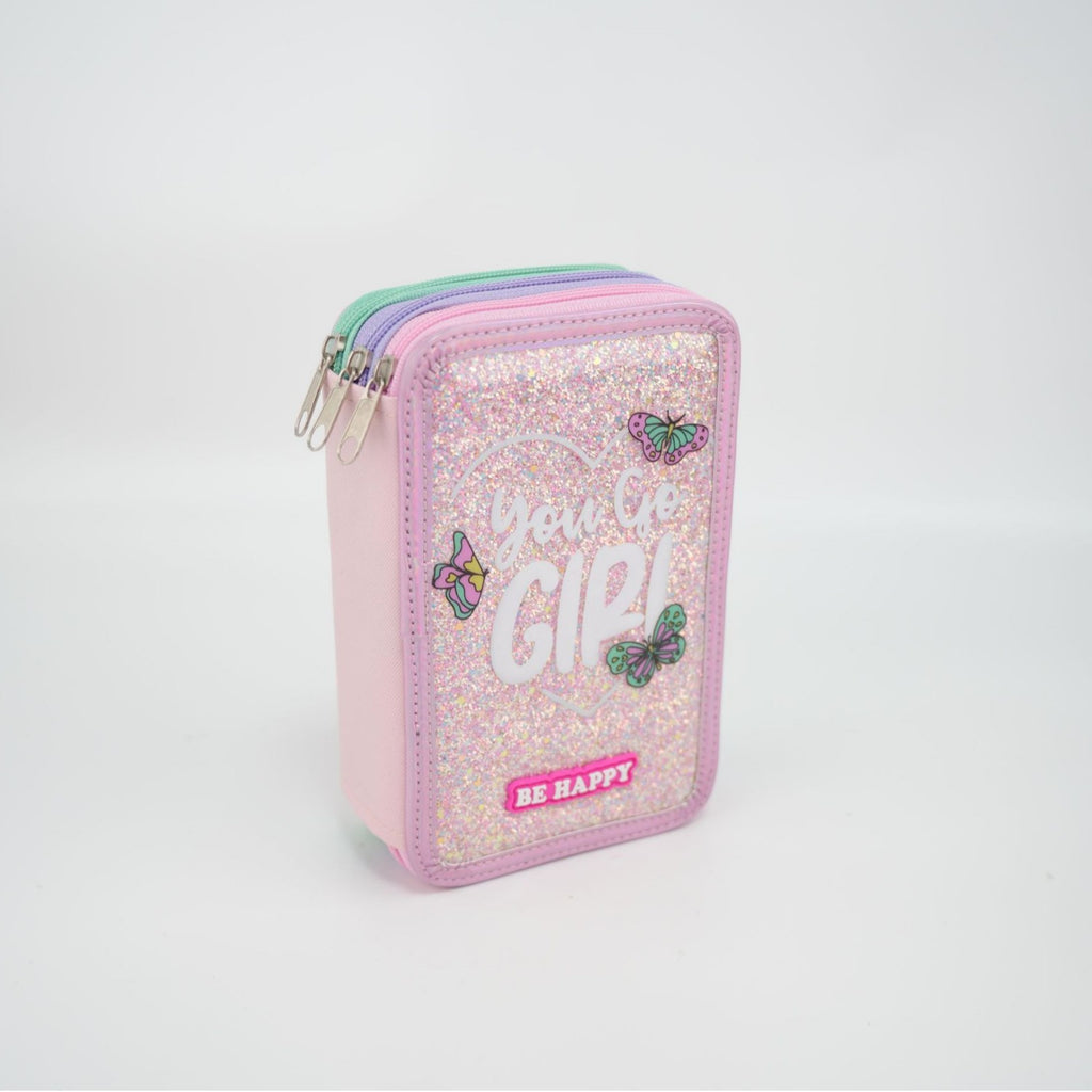 New large-capacity painting pencil storage bag, primary school student art pen stationery box,  simple painting pencil bag