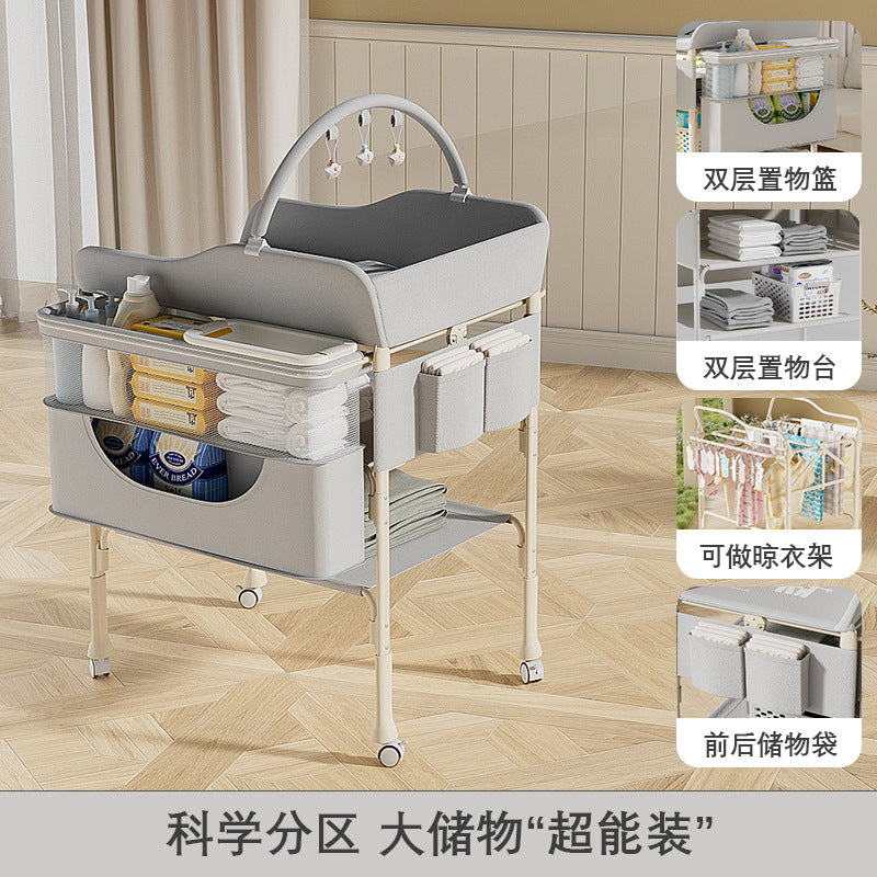 Changing table, baby care table, diaper changing table, newborn bathing & massage table, foldable multifunctional