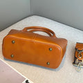 2025 fall/winter new collection: genuine leather crossbody tote bag for women - versatile, high-capacity, multi-compartment shoulder bag