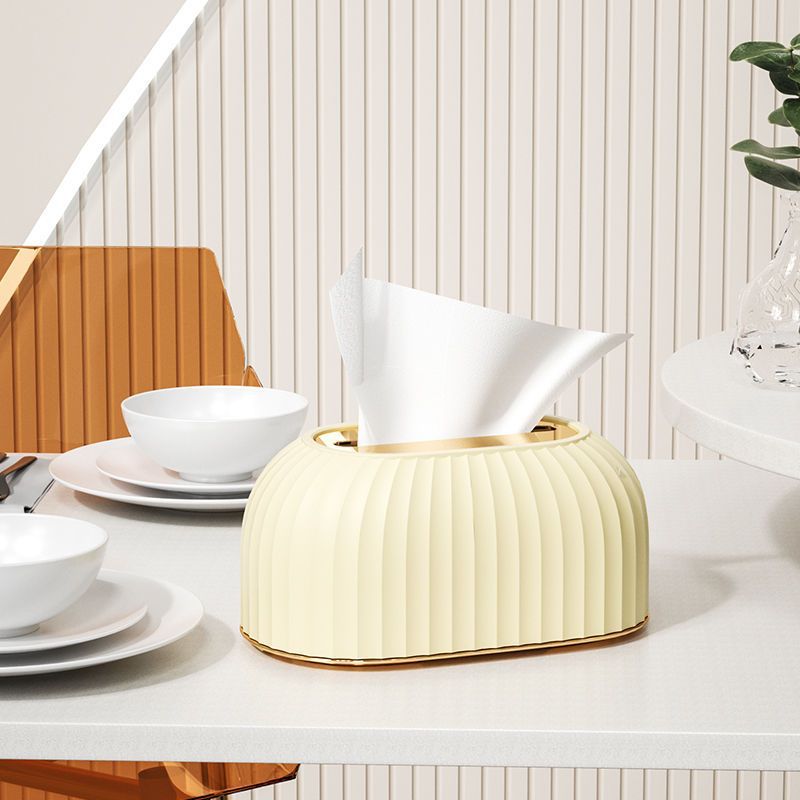 Tissue box desktop automatic adjustable tissue box casual modern tissue box for home living room creative accessible luxury tissue box