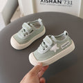 Kids' velcro summer sneakers - hollow-out mesh, solid soft sole, breathable first walker shoes for boys and girls