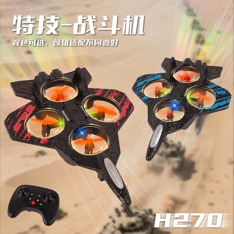 2026 new generation cross-border remote control airplane fighter jet glider foam drone - kids' toy