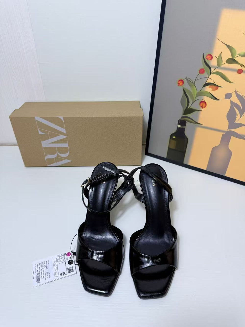 Za's 2025 new women's shoes: low-heel elegant socialite heels, stiletto high heels, peep-toe open back strappy pumps