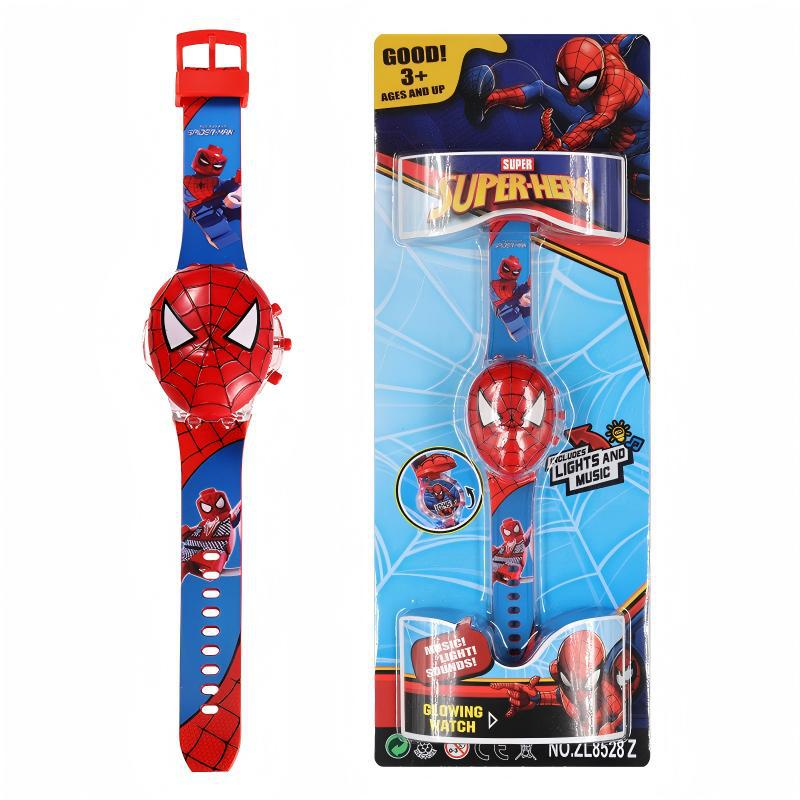 New musical light-up cartoon flip electronic watch for kids - educational toy, perfect birthday gift for preschoolers (boys & girls)