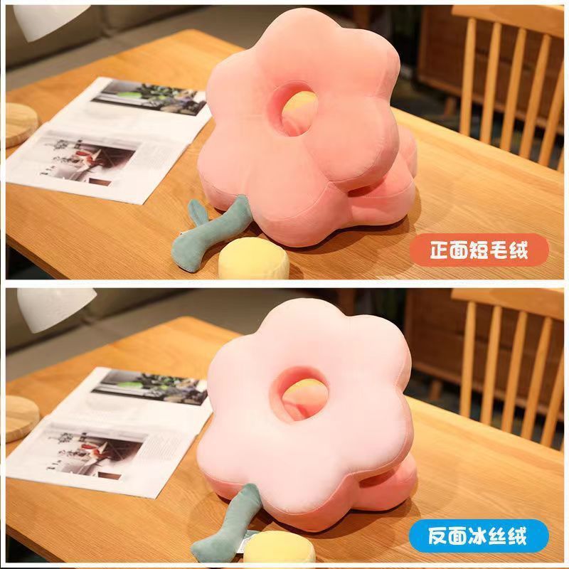 Nap pillow office nap primary school student nap pillow classroom desk nap pillow sleeping pillow cushion flower