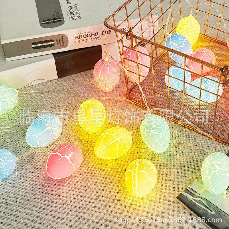 LED Crack Ball Lights String Crack Star Lights Room Party Garden Ambient Lights Flashing Christmas Decoration