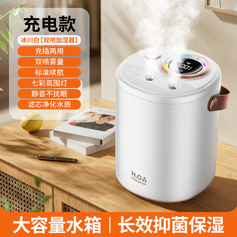 Integrated with the mi home app, this smart humidifier is perfect for home use. it features an extra-large capacity, usb charging, and whisper-quiet operation, making it ideal for bedrooms. enjoy long-lasting performance with extended battery life