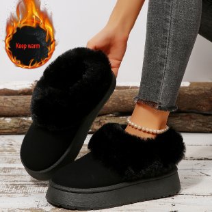 winter new arrival: thick-soled snow boots for export, plus sizes available. price difference of $0.50. bulk orders welcome. sizes 36-42. dropshipping available for  and