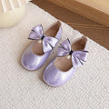 girls' pearlescent princess shoes,  spring/autumn new collection, bowknot pearl soft sole first walking shoes, little girl's dress shoes