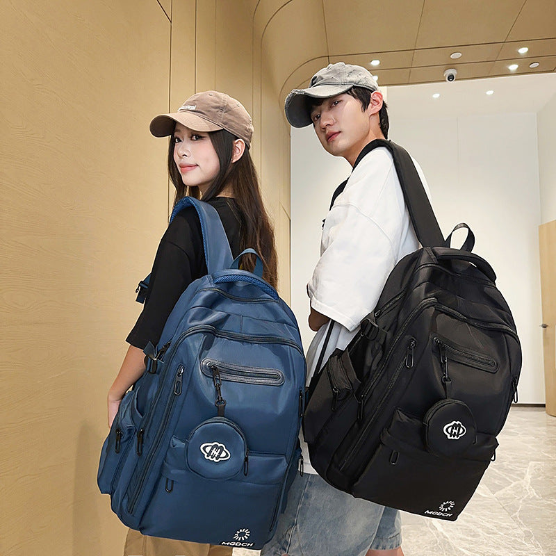School bag, junior high school student, middle school student, boy, high school student, backpack, male, large capacity, female, backpack, burden reduction, spine protection, male models
