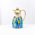 Blue gold pattern