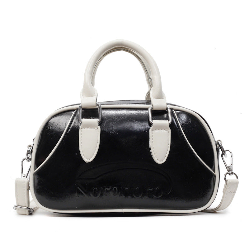 Retro fashion foreign style handbag women's 2025 summer new textured small square bag personalized shoulder messenger bag women