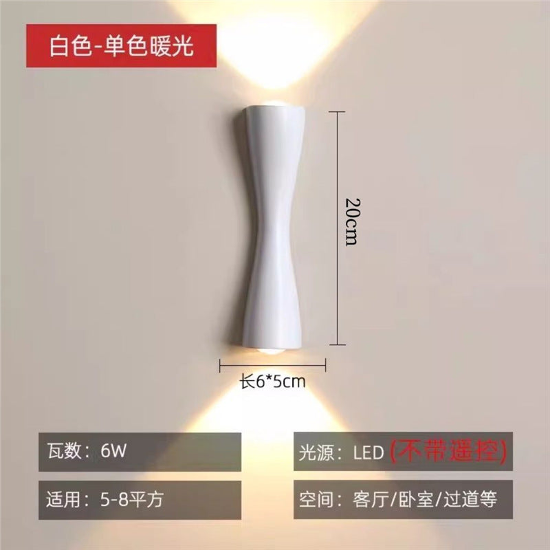 Outdoor waterproof wall lamp - modern minimalist style for bedroom bedside, hallway, outdoor villa courtyard - waterproof, hardwired wall sconce