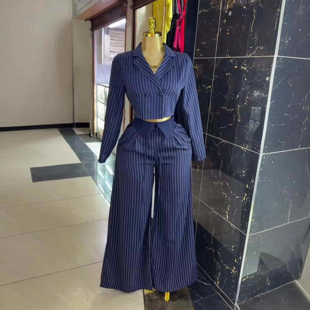 Fashion cross-border women's clothing  spring new arrivalelegantwork clothingshort suit outwearloose pantscasualsuit