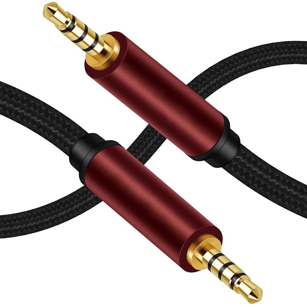 Car aux audio cable Car 3.5mm male-to-male double head earphones Mobile phone cable Car speakers Audio