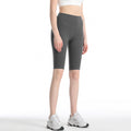 Clearance double-sided brushed naked feeling fitness pants yoga clothes high waist tight sports half length pants yoga shorts women