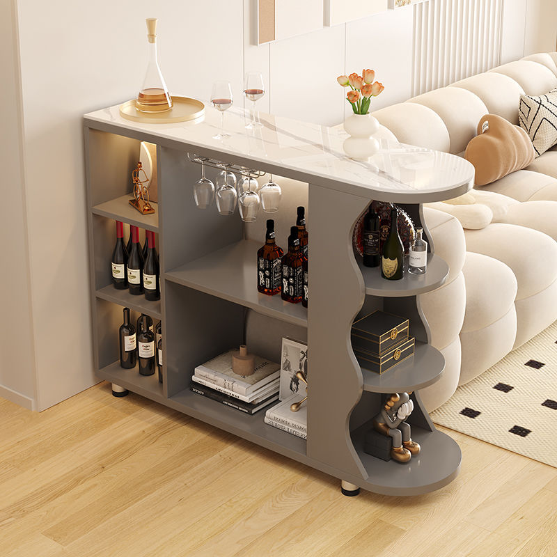 For homecream style bar table floor-standing storage cabinet living room slate sideboard kitchen movable storage cabinet