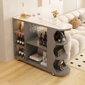 For homecream style bar table floor-standing storage cabinet living room slate sideboard kitchen movable storage cabinet
