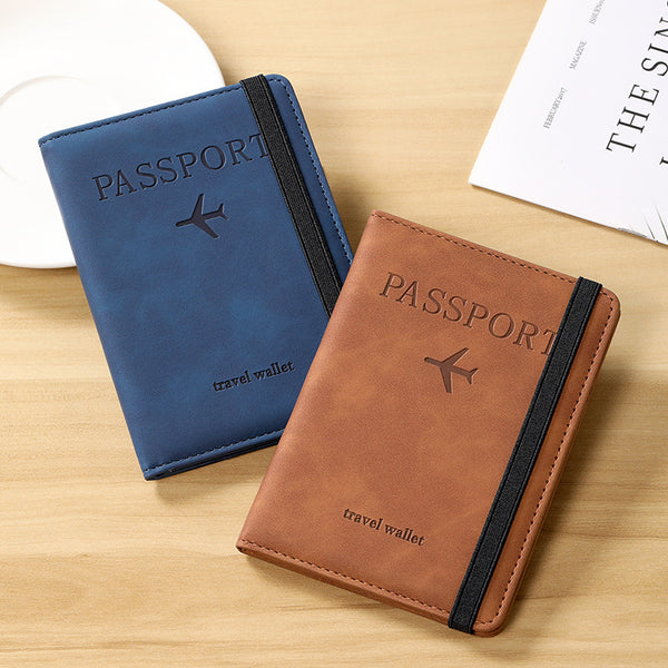Leather passport protective cover Multifunctional ID cover Luggage pass Boarding pass   for special ID cover