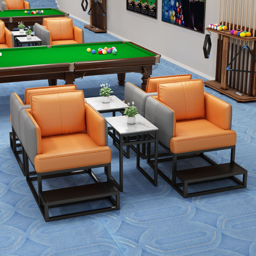 Billiard hall sofa billiard room viewing chair special viewing casual table and chair competition viewing sofa waterproof cat scratch leather