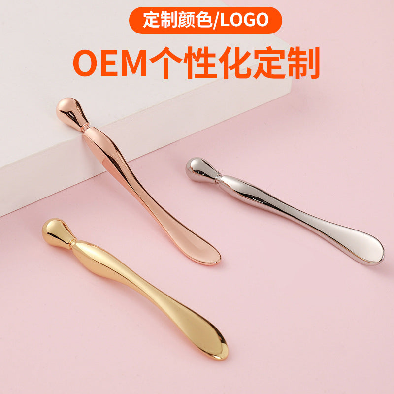 Metal eye cream stick manufacturer small water drop eye cream massage stick facial cream spoon cream spoon eye massage stick