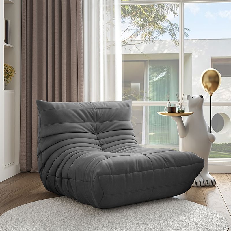 Caterpillar lazy sofa new arrival can lie down and sleep bedroom balcony tatami popular single sofa ins style leather