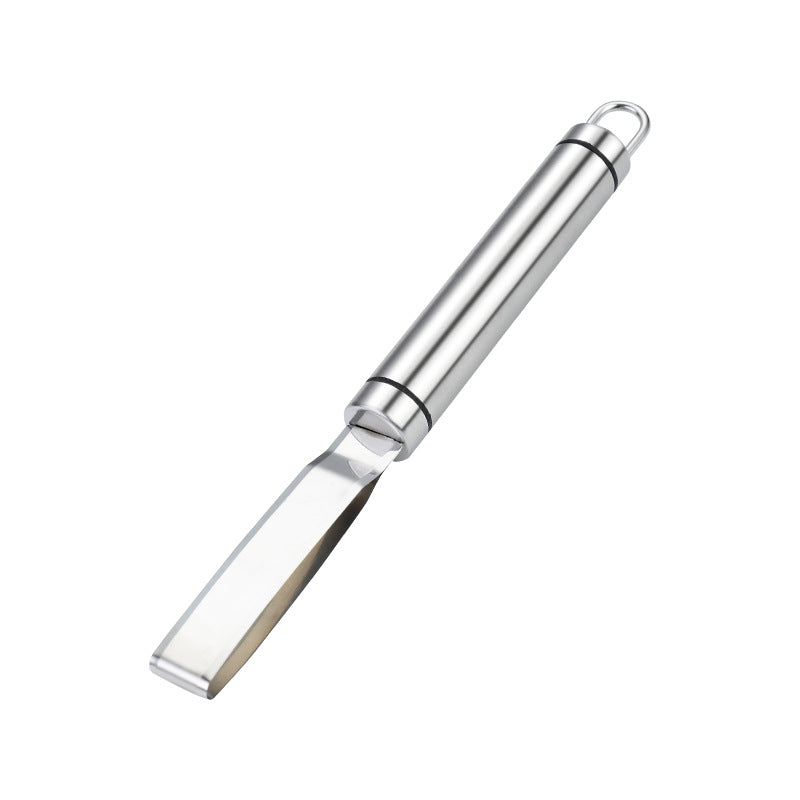 304 stainless steel mango corer - multi-functional mango pitter, fruit snack tool, pineapple peeler & core remover