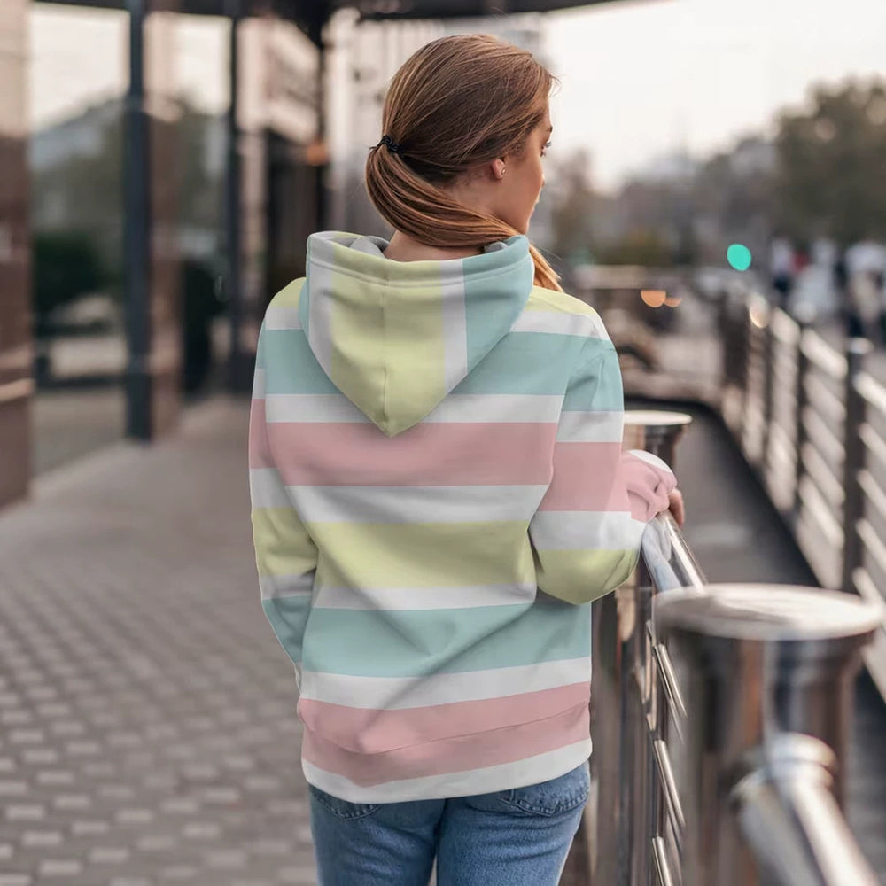 hot-selling women's hoodies, new casual loose long-sleeved hooded sweatshirts, dropshipping available