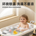 Collapsible baby bathtub - temperature-sensitive, home use, constant temperature, large bath tub for newborns and infants