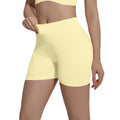 New seamless v-waist yoga shorts - quick-dry, tight-fit, peach lift workout shorts for outdoor running and fitness