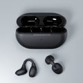 High-end open-ear bone conduction headphones, wireless bluetooth, clip-on design, non-in-ear, extra-long battery life, skin-friendly, snow white