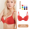 Amazon cross-border women's smooth lingerie push-up comfortable adjustable bra anti-sagging thin bra