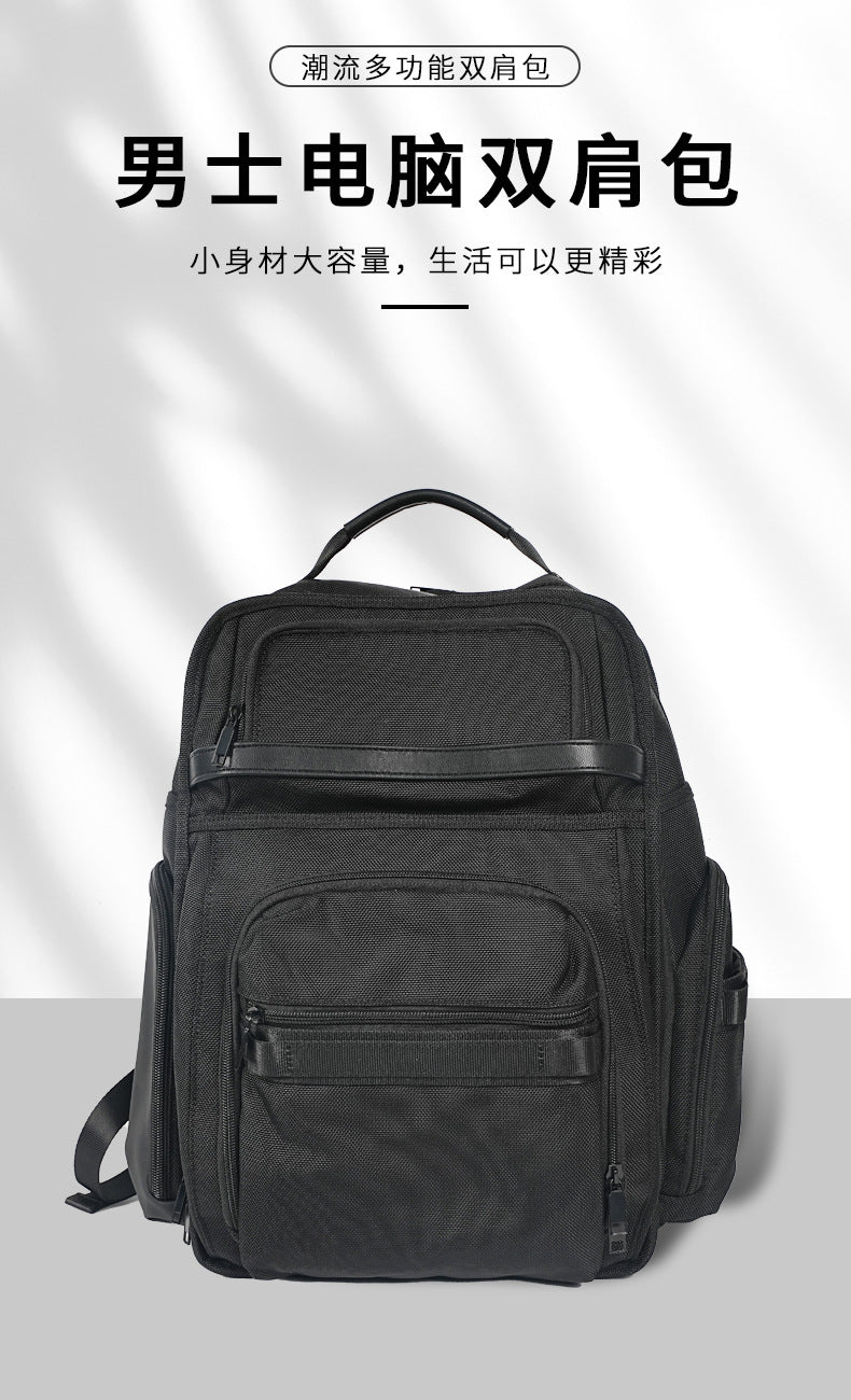 Large capacity expandable waterproof backpack - men's carry-on travel backpack, business laptop bag, work commute bag
