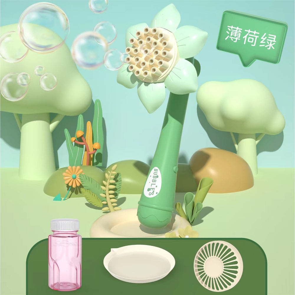 29-hole popular astronaut bubble gun handheld gatling bubble machine electric children's toy street stall wholesale