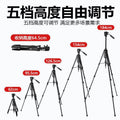 Professional camera tripod with hydraulic damping head - portable, outdoor-ready, compatible with sony, canon, and mirrorless cameras