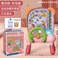 Electric sound & light foot-operated ball launcher + rechargeable battery [sakura pink]