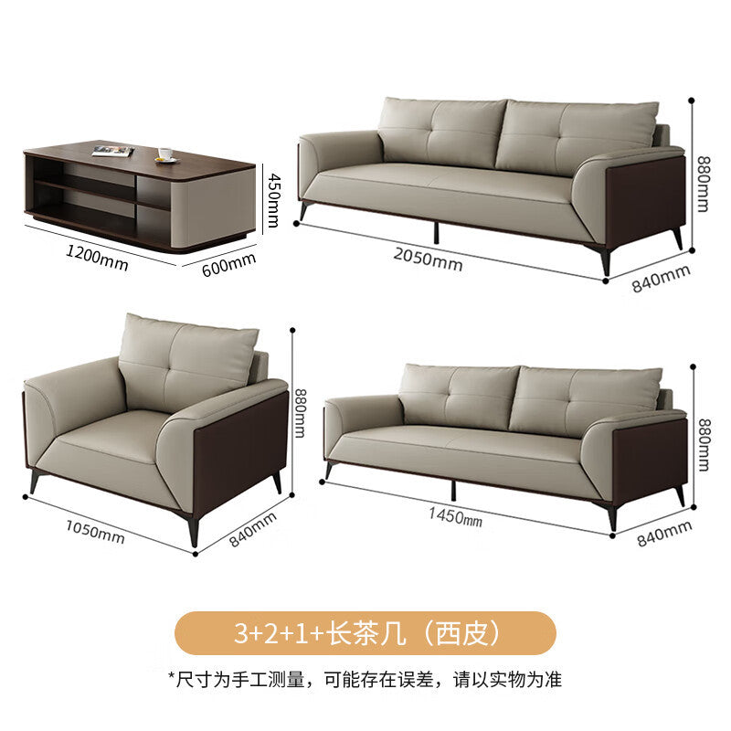 Saint li office sofa - minimalist modern design for ceo, business meetings, vip reception, conference, and corporate negotiations