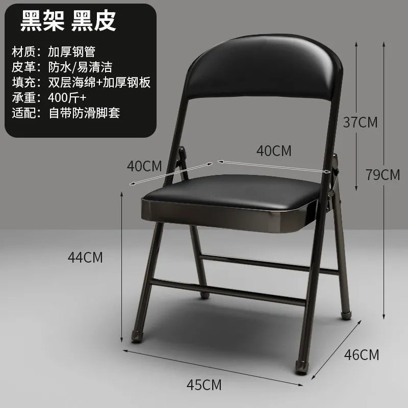 Computer chair sedentary folding back chair office seat student dormitory chair girl desk study stool