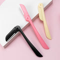 Women's folding eyebrow razor with safety guard - eyebrow shaping tool for makeup - wholesale eyebrow razor factory
