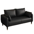 Sofa small apartment cat scratching leather rental house casual modern apartment bedroom double three-person sofa clothing store