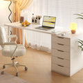 Computer desk desk casualwhitekids study table for home student writing desk double long office desk dressing table